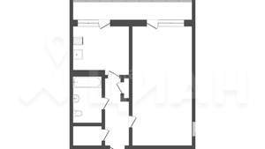 1-к квартира, вторичка, 35м2, 5/9 этаж