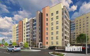 3-к квартира, строящийся дом, 62м2, 8/10 этаж