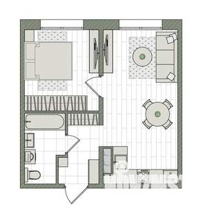 2-к квартира, вторичка, 39м2, 3/16 этаж
