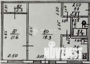 2-к квартира, вторичка, 45м2, 5/5 этаж