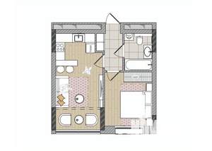 2-к квартира, вторичка, 38м2, 2/17 этаж