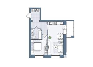 2-к квартира, вторичка, 48м2, 4/6 этаж