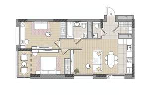 3-к квартира, вторичка, 73м2, 7/17 этаж