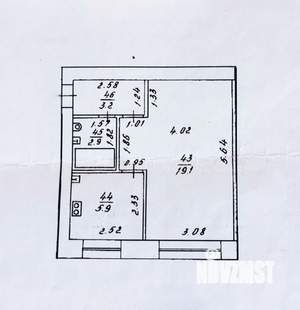 1-к квартира, вторичка, 31м2, 1/5 этаж