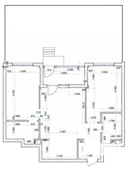3-к квартира, вторичка, 86м2, 2/8 этаж