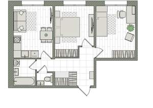 3-к квартира, вторичка, 53м2, 5/16 этаж