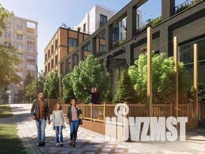 2-к квартира, строящийся дом, 74м2, 6/8 этаж