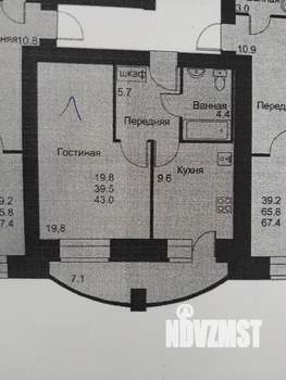1-к квартира, вторичка, 43м2, 12/14 этаж
