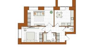 2-к квартира, вторичка, 60м2, 9/12 этаж