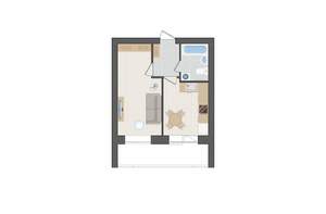 1-к квартира, вторичка, 40м2, 5/9 этаж
