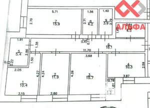 4-к квартира, вторичка, 100м2, 1/3 этаж