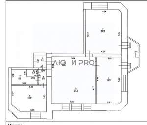3-к квартира, вторичка, 102м2, 3/5 этаж