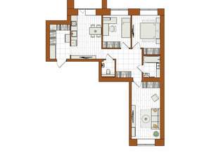 3-к квартира, вторичка, 77м2, 5/12 этаж