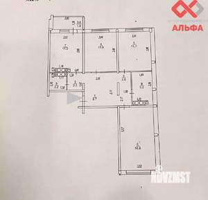 3-к квартира, вторичка, 74м2, 4/18 этаж
