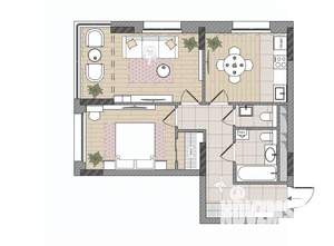 2-к квартира, вторичка, 59м2, 3/17 этаж