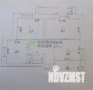 4-к квартира, вторичка, 93м2, 6/10 этаж