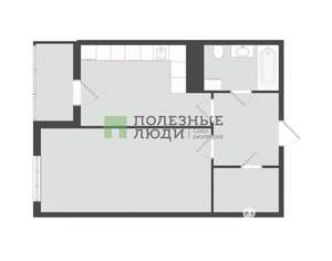 1-к квартира, вторичка, 35м2, 10/17 этаж