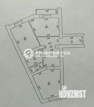 2-к квартира, вторичка, 84м2, 7/16 этаж