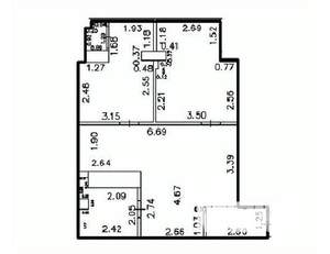 3-к квартира, вторичка, 54м2, 7/12 этаж