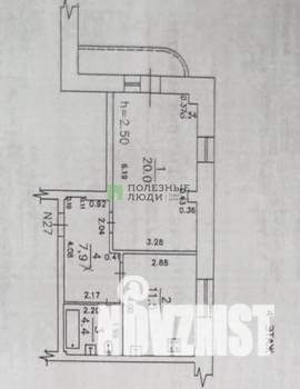 1-к квартира, вторичка, 44м2, 4/14 этаж