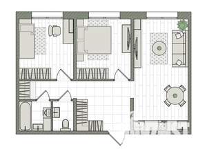 3-к квартира, вторичка, 60м2, 1/16 этаж