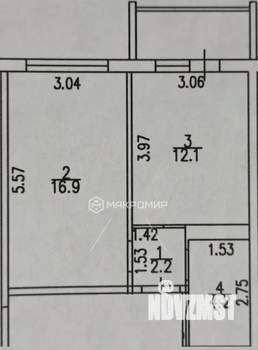 1-к квартира, вторичка, 38м2, 7/10 этаж