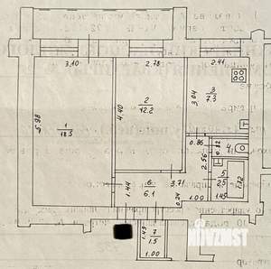 2-к квартира, вторичка, 53м2, 4/12 этаж
