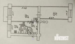 2-к квартира, вторичка, 45м2, 5/5 этаж