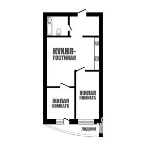 3-к квартира, вторичка, 65м2, 10/24 этаж