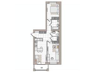 3-к квартира, вторичка, 71м2, 6/7 этаж