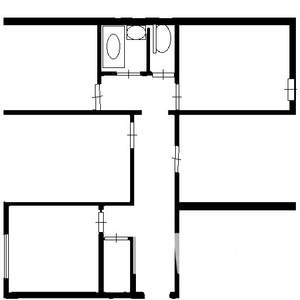 4-к квартира, вторичка, 83м2, 1/5 этаж