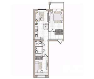 3-к квартира, вторичка, 68м2, 3/7 этаж