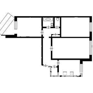 3-к квартира, вторичка, 67м2, 4/5 этаж