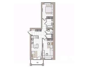 3-к квартира, вторичка, 71м2, 3/7 этаж