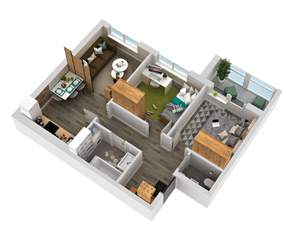 3-к квартира, вторичка, 55м2, 9/12 этаж