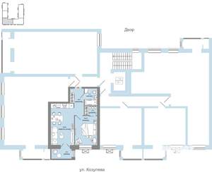 2-к квартира, вторичка, 47м2, 5/6 этаж