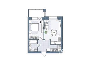 2-к квартира, вторичка, 45м2, 3/7 этаж