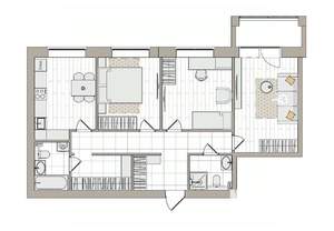 3-к квартира, вторичка, 80м2, 6/6 этаж