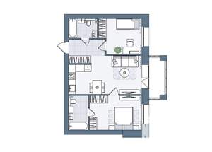 3-к квартира, вторичка, 63м2, 3/6 этаж