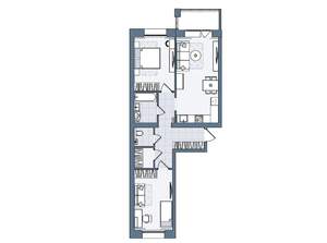 3-к квартира, вторичка, 71м2, 4/6 этаж