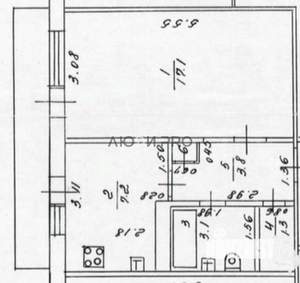1-к квартира, вторичка, 37м2, 4/5 этаж