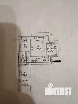 3-к квартира, вторичка, 60м2, 3/9 этаж