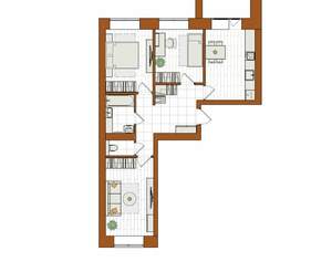 3-к квартира, вторичка, 68м2, 2/12 этаж
