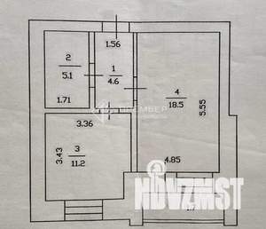 1-к квартира, вторичка, 39м2, 7/9 этаж
