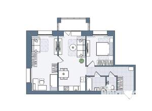 3-к квартира, вторичка, 72м2, 4/6 этаж