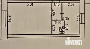 1-к квартира, вторичка, 31м2, 1/2 этаж