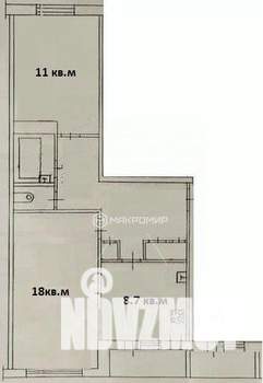 2-к квартира, вторичка, 57м2, 5/5 этаж