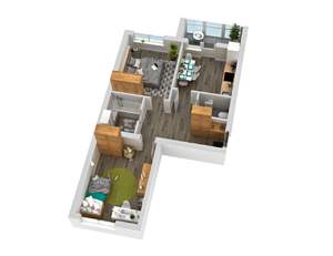 2-к квартира, вторичка, 64м2, 11/12 этаж