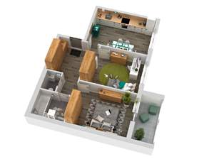 2-к квартира, вторичка, 62м2, 12/12 этаж