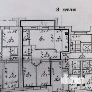 3-к квартира, вторичка, 78м2, 8/10 этаж